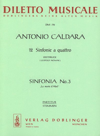 A. Caldara: Sinfonie 3 F-Moll Diletto Musicale