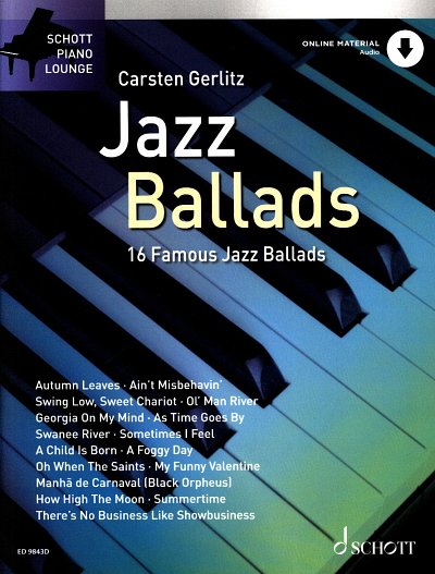 Jazz Ballads, Klav (+Audonl)