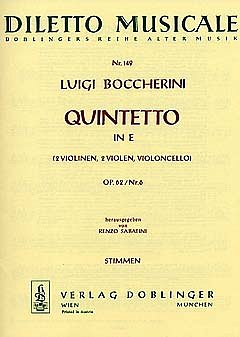 L. Boccherini: Quintett E-Dur Op 62/6 Diletto Musicale