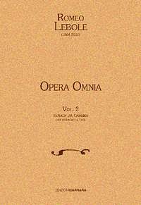Opera Omnia Vol. 2, Blas (Bu)