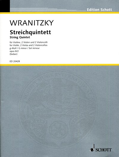 A. Wranitzky: Streichquintett g-Moll op. 8/2