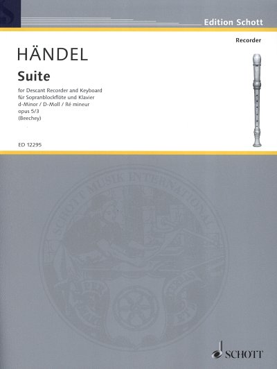 G.F. Händel: Suite op. 5/3 , SblfKlav