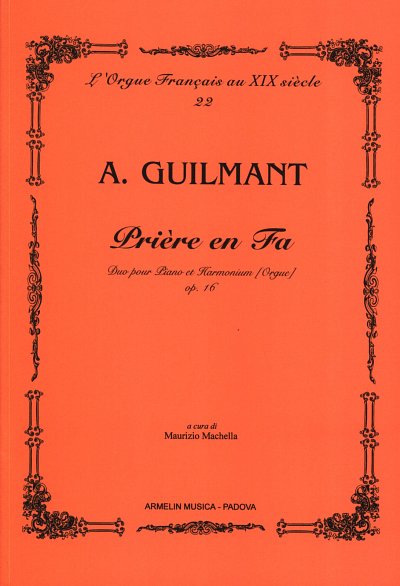 F.A. Guilmant: Prière Op 16 (Bu)