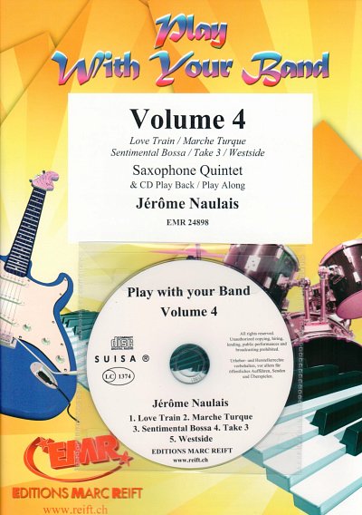 J. Naulais: Play With Your Band Volume 4, 5Sax (+CD)