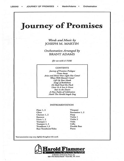 Journey of Promises, Orch (Pa+St)