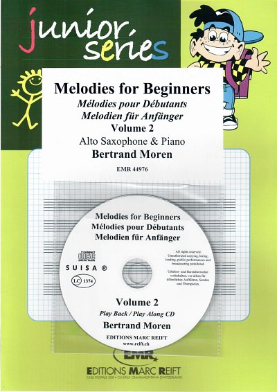 B. Moren: Melodies For Beginners - Volume 2, ASaxKlav (+CD)