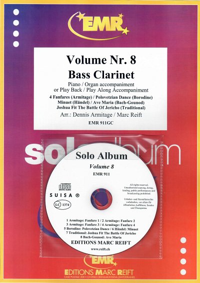 D. Armitage: Solo Album Volume 08, BassklarKlav (+CD)