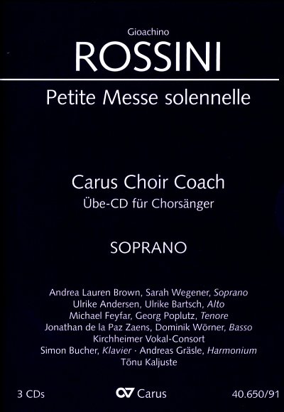 G. Rossini: Petite Messe solennelle - Ca, 4GesGchKvHar (3CD)