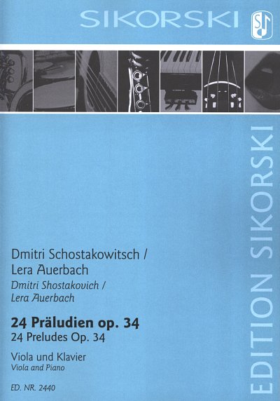 D. Schostakowitsch: 24 Präludien op. 34, VaKlv (KlavpaSt)