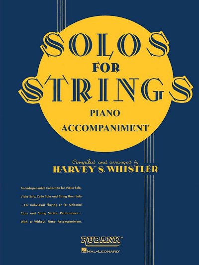 Solos For Strings - Piano Accompaniment (Bu)
