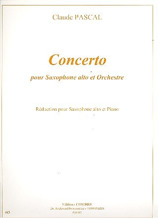 C. Pascal: Concerto, ASaxKlav (KASt)