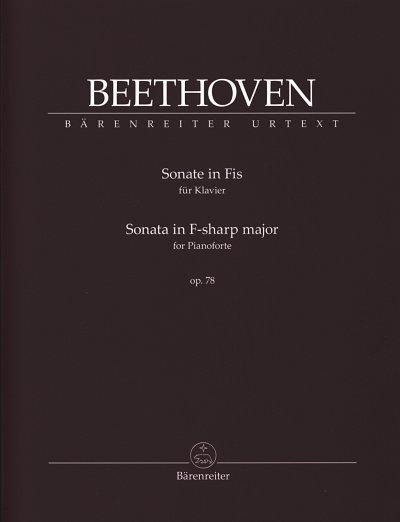 L. v. Beethoven: Sonate für Klavier Fis-Dur op. 78, Klav