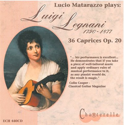 L.R. Legnani: 36 Caprices op. 20, Git (CD)