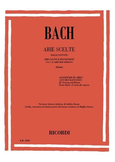 J.S. Bach: Arie Scelte Dalle Cantate, GesKlav