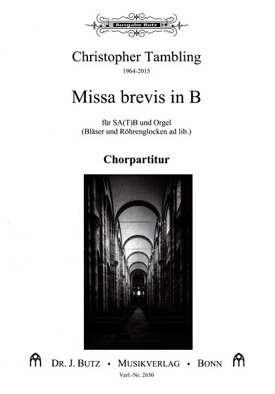 Ch. Tambling: Missa brevis in B, Gch4/3Org (Chpa)