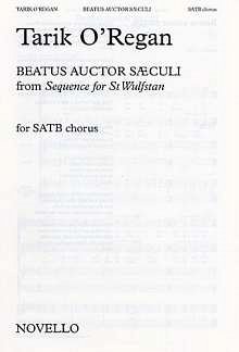 T. O'Regan: Beatus Auctor Saeculi, GchKlav (Chpa)