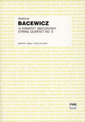 String Quartet No 6 Score + Parts, 2VlVaVc