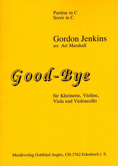 Jenkins Gordon: Goodbye
