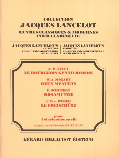 J.-B. Lully: Le Bourgeois Gentilhomme + 2 Men, 4Klar (Pa+St)