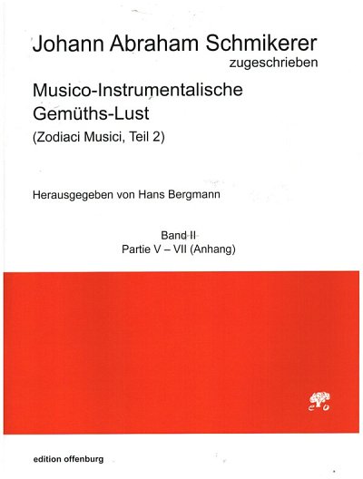 J.A. Schmierer: Musico-Instrumentalische Gemüths-Lu, StrCemb