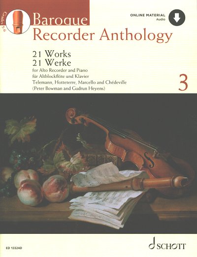 Baroque Recorder Anthology 3, AblfKlav (KlavpaSt+Aud)