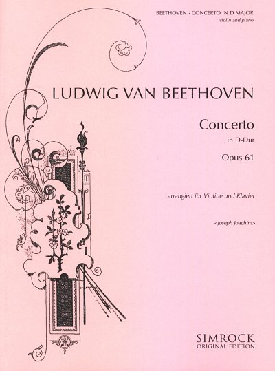 L. v. Beethoven: Violinkonzert D-Dur op. 61 , VlOrch (KASt)