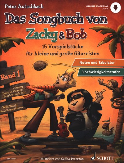 P. Autschbach: Das Songbuch von Zacky & Bo, Git (TABAudionl)