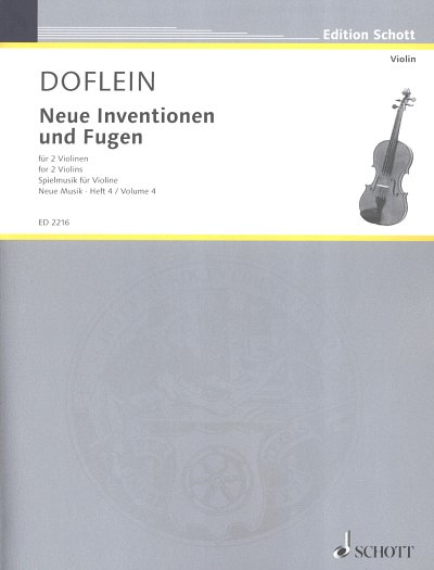 E. Doflein: Neue Inventionen und Fugen Heft IV