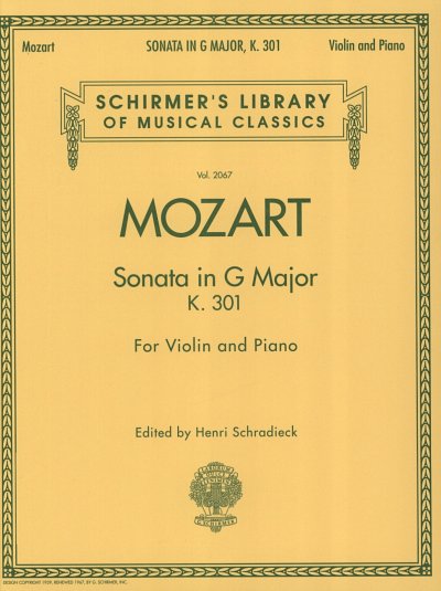 W.A. Mozart: Sonate G-Dur KV 301, VlKlav (KA+St)
