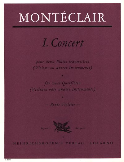 Monteclair Michel Pinolet De: Concert 1 D-Dur