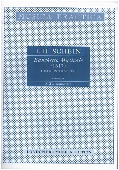 J.H. Schein: Banchetto Musicale , 5Instr (St3)