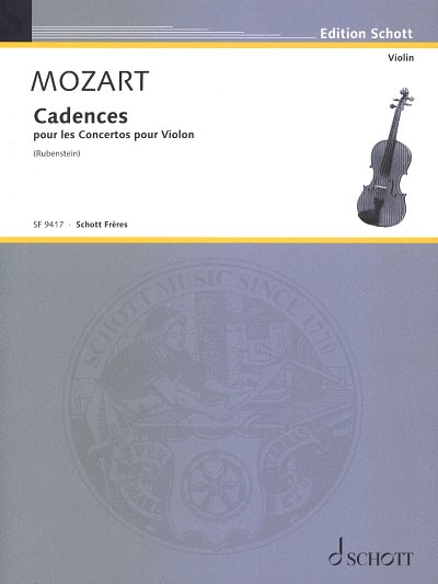 W.A. Mozart: Kadenzen zu den Violin-Konzerten