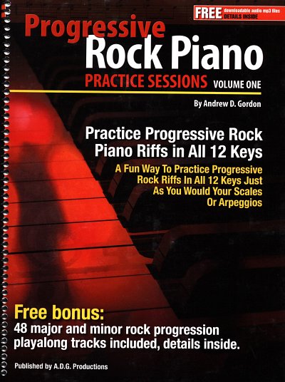 A.D. Gordon: Progressive Rock Piano Practi, Klav (+OnlAudio)