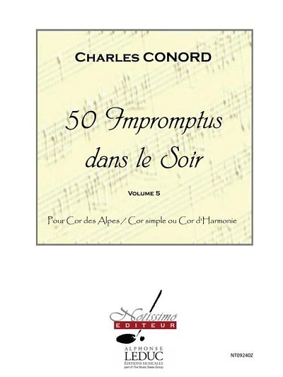 50 Impromptus Dans Le Soir Cor Des Alpes Vol 5 (Bu)