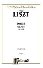 DL: Liszt: Songs, Volume III, Nos. 1-22 (German)