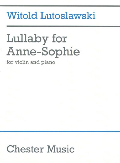Lullaby for Anne-Sophie, VlKlav (KlavpaSt)