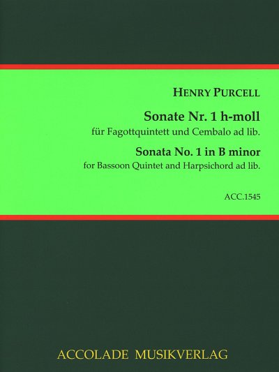 H. Purcell: Sonate Nr. 1 h-Moll (Pa+St)