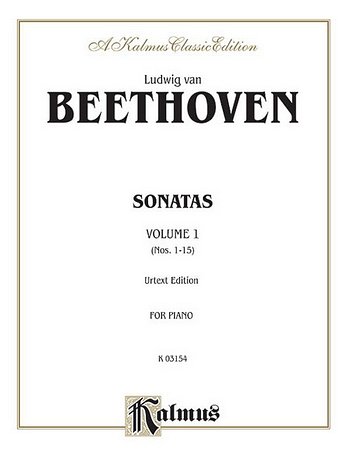 L. van Beethoven: Sonatas (Urtext), Volume I