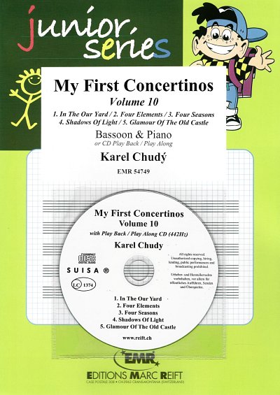K. Chudy: My First Concertinos Volume 10, FagKlav (+CD)