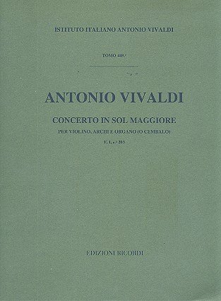 A. Vivaldi: Concerto G major RV 299 (op.7 no.2)