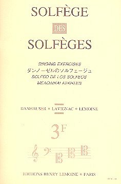 A. Lavignac: Solfège des Solfèges Vol.3F sans accompagnement