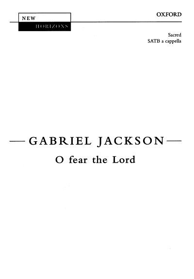 G. Jackson: O fear the Lord, Ch (Chpa)
