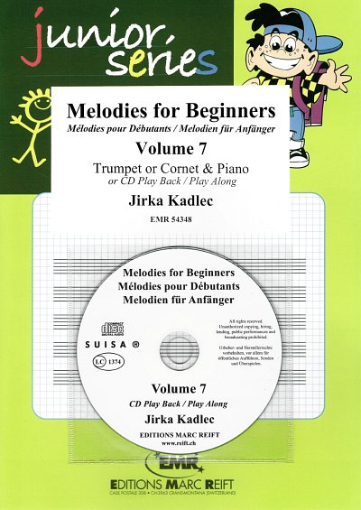 J. Kadlec: Melodies for Beginners Volume , Trp/KrnKlav (+CD)