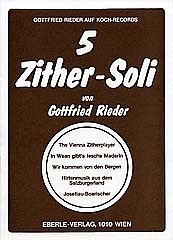 Rieder G.: 5 Zither Soli
