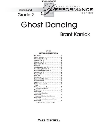 B. Karrick: Ghost Dancing, Blaso (Part.)