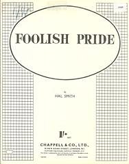 Hal Smith: Foolish Pride