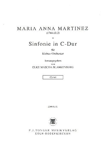 M. von Martines: Sinfonie in C-Dur, Kamo (Hrn1,2)