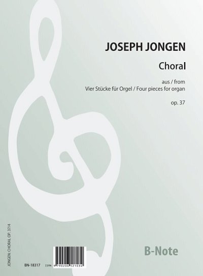 J. Jongen: Choral aus Vier Stücke op. 37, Org