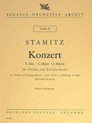 J. Stamitz: Konzert C-Dur fuer Violine,  Violine II