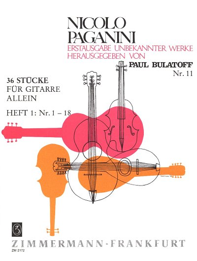 N. Paganini: 36 Stücke, Heft 1